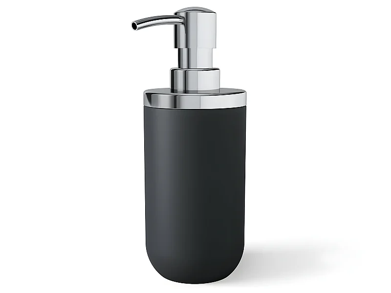 Dispenser per sapone Cromo/nero