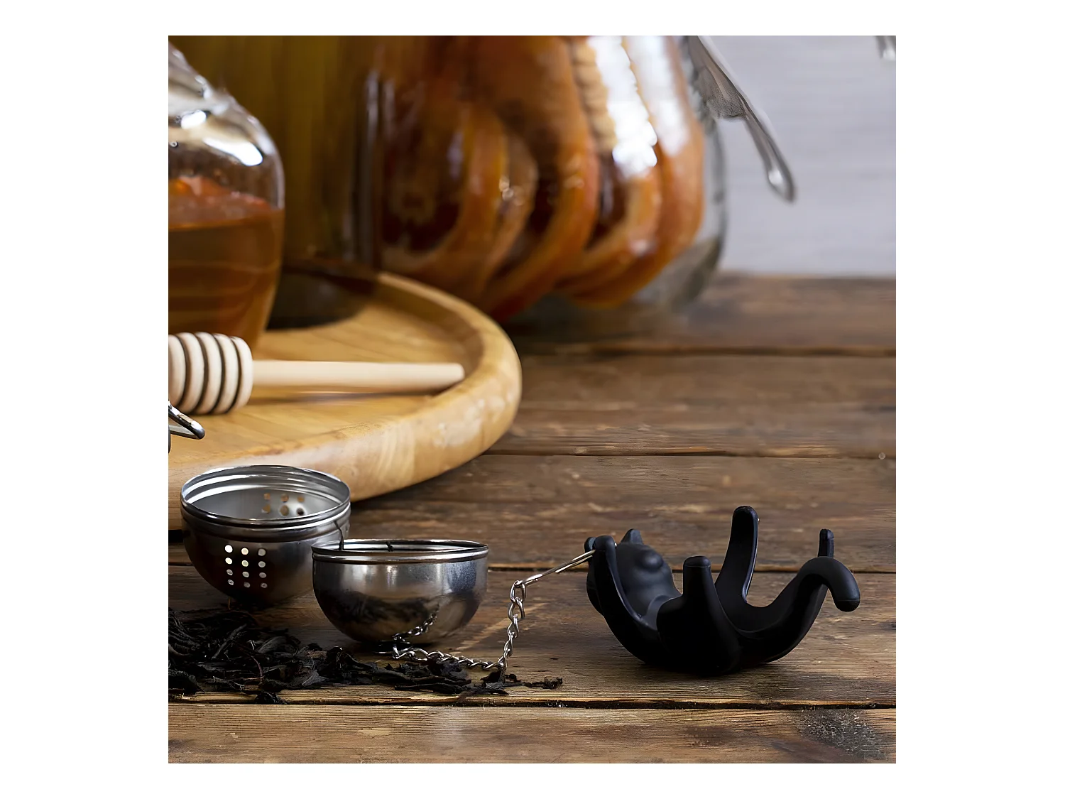 Boule à thé Cattea Noir  PA Design