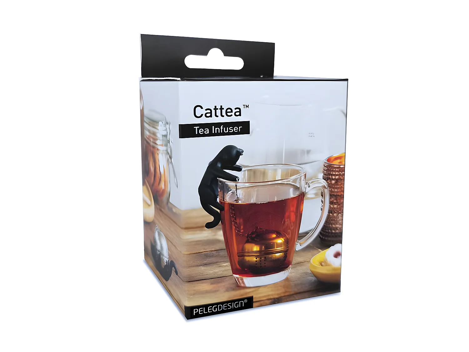 Boule à thé Cattea Noir  PA Design