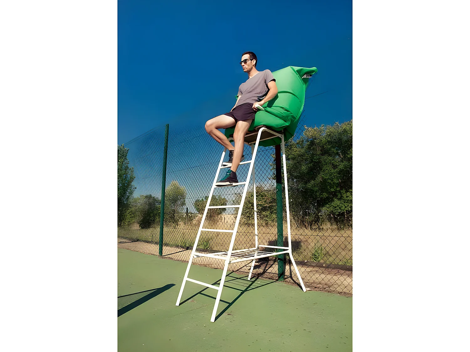 Coussin de sol Jumbo bag Vert prairie  Jumbo Bag