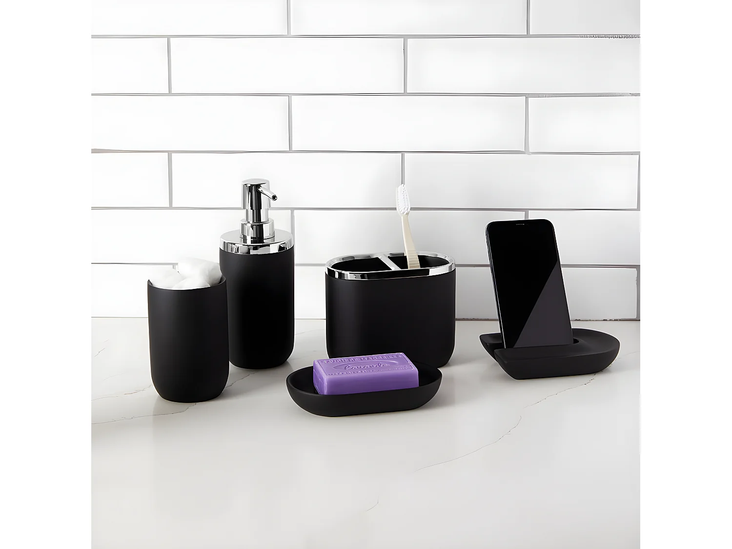 Porte savon Junip Noir  Umbra