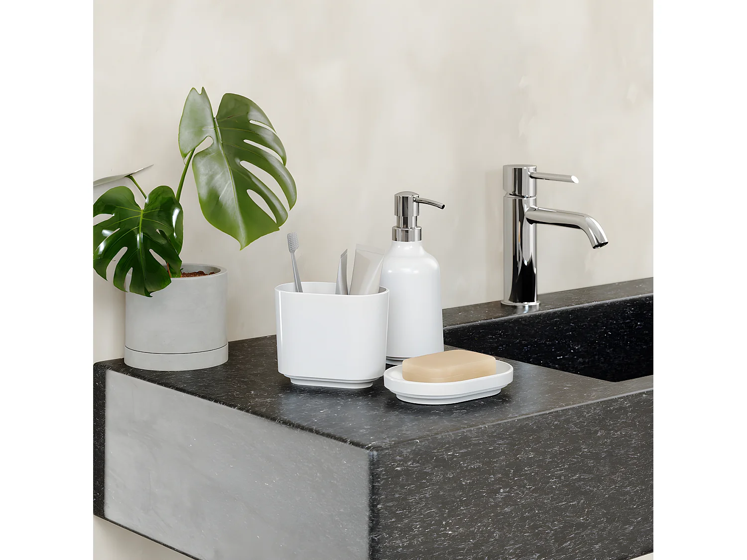 Porte-savon Step Blanc  Umbra