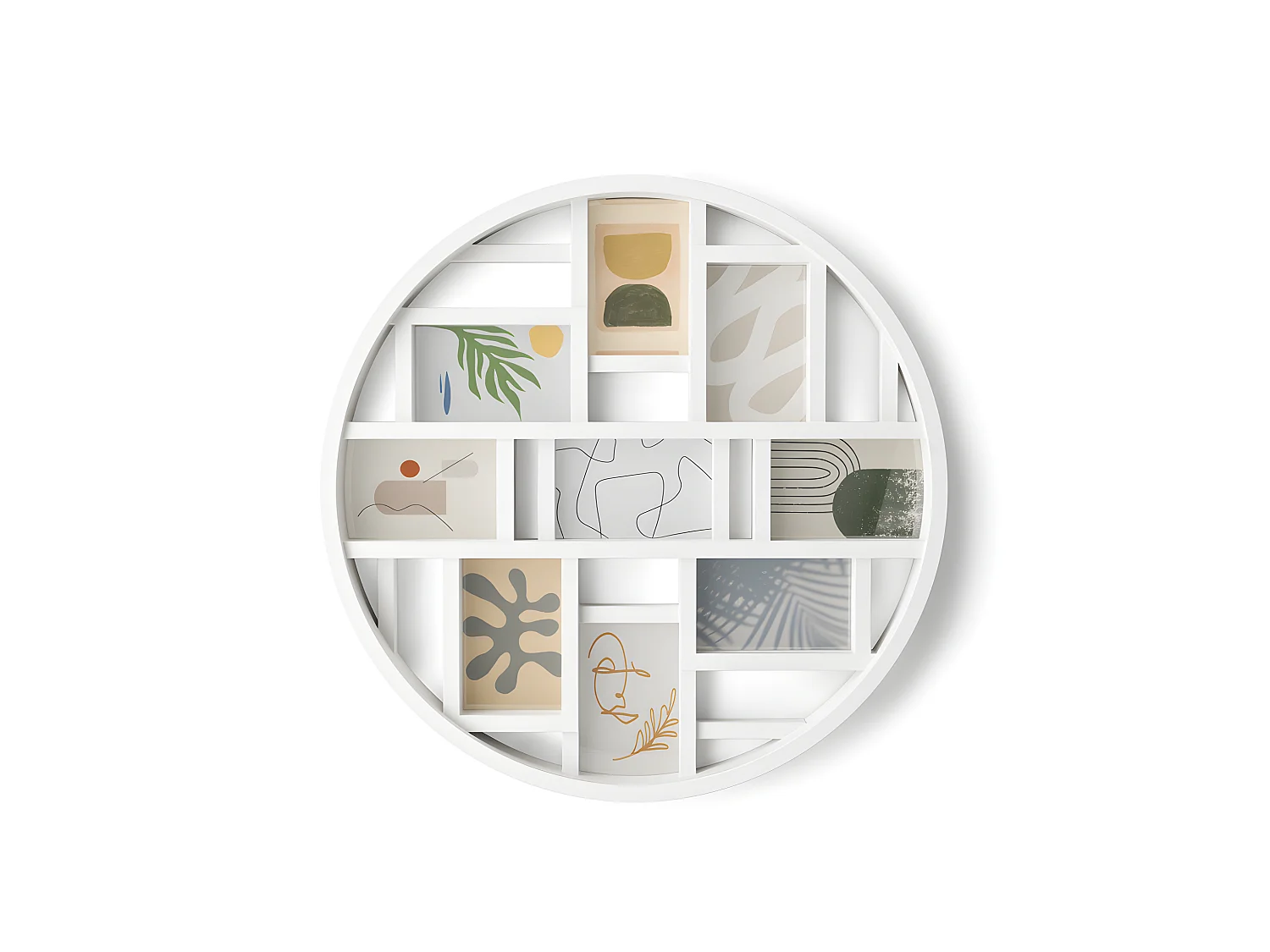 Cadre photos pêle-mêle Luna Noir  Umbra