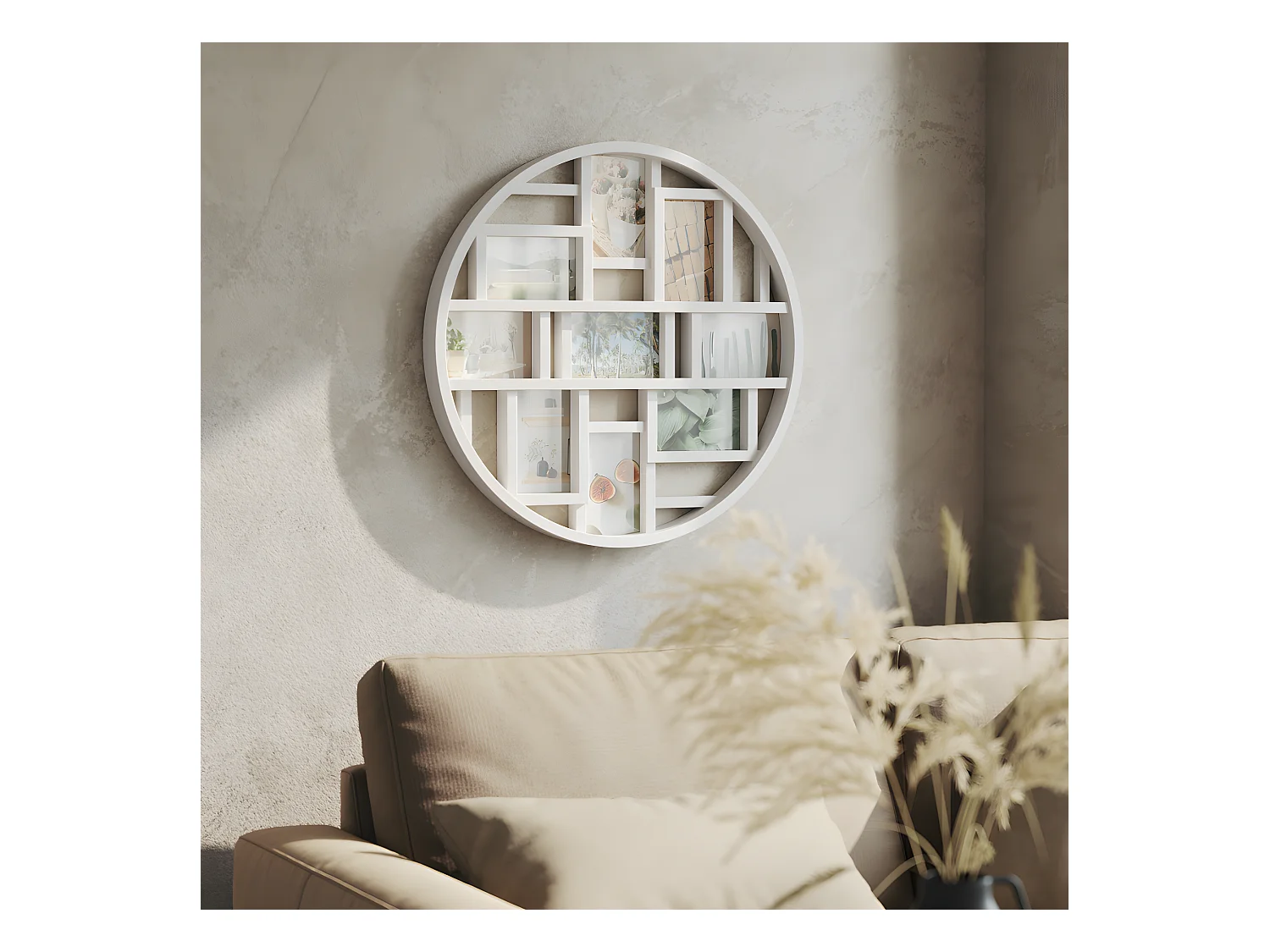 Cadre photos pêle-mêle Luna Noir  Umbra