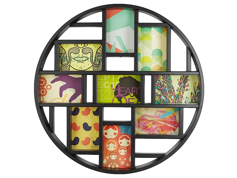 Cornice multifoto per immagini 10x15 Nero