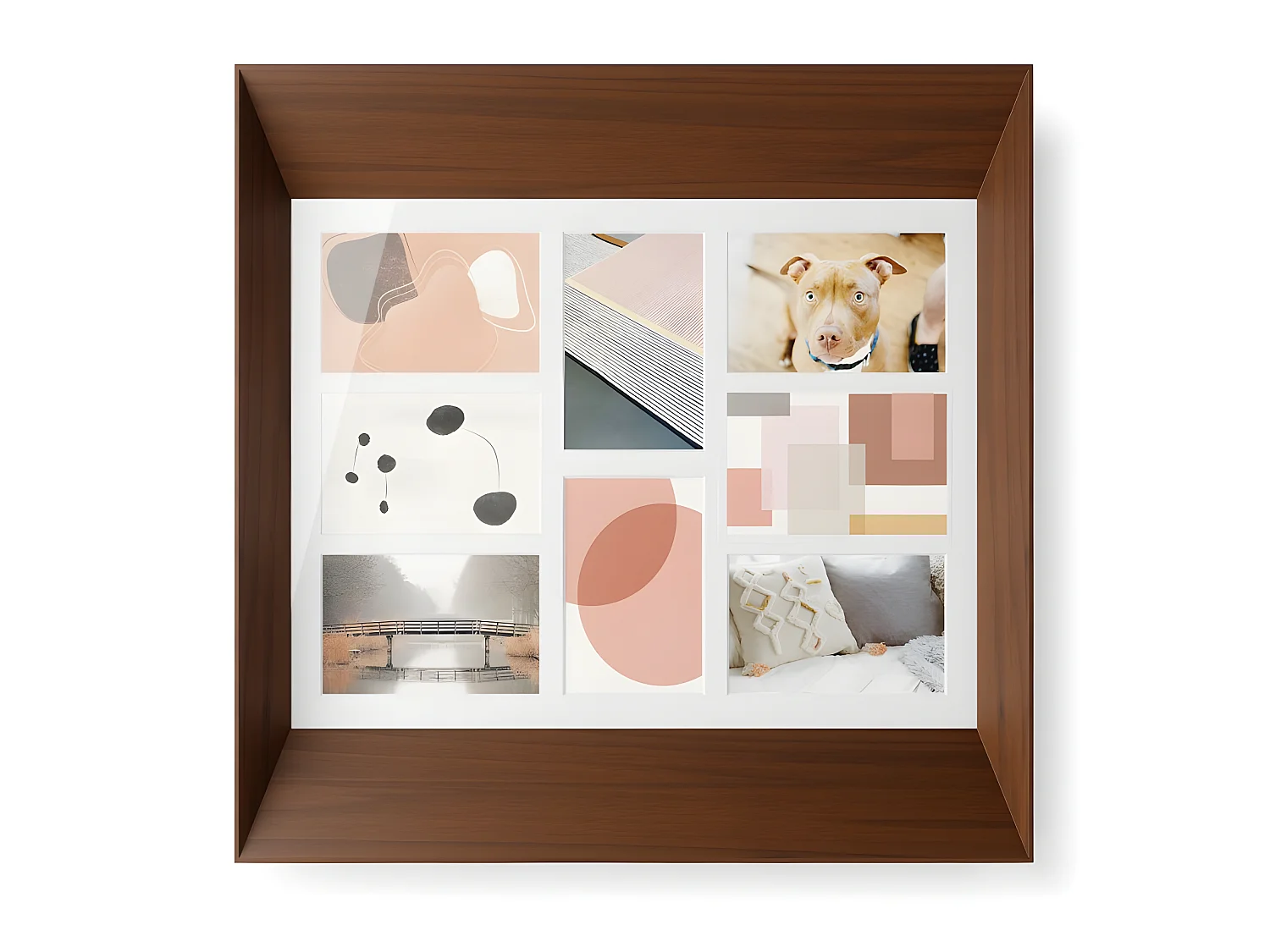 Cadre photo Lookout XL Marron  Umbra
