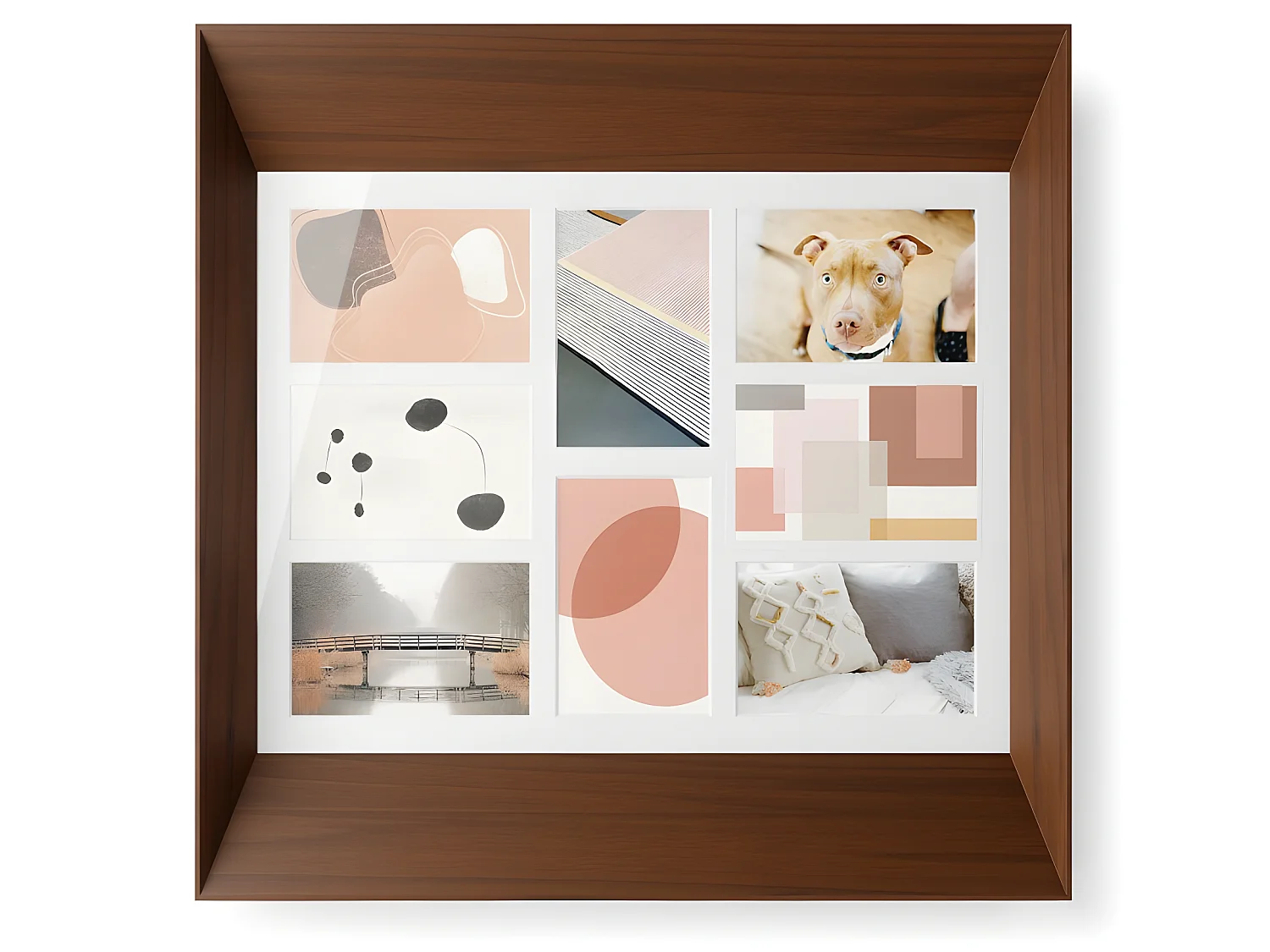 Cadre photo Lookout XL Marron  Umbra