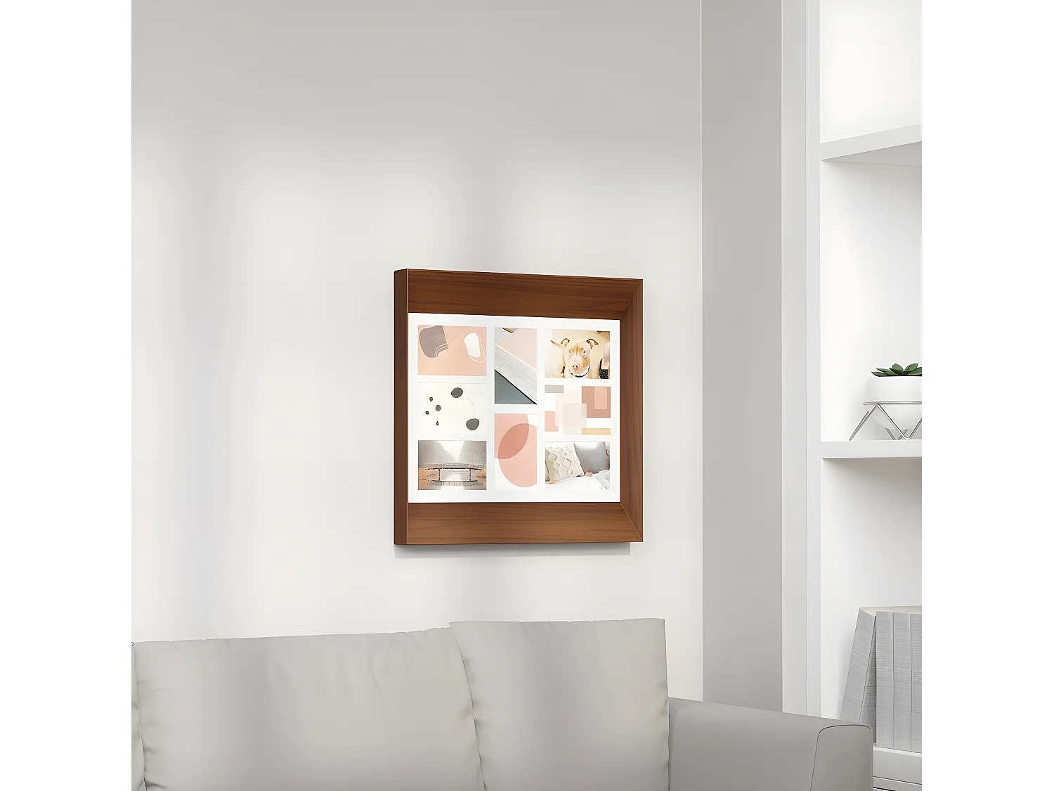 Cadre photo Lookout XL Marron  Umbra