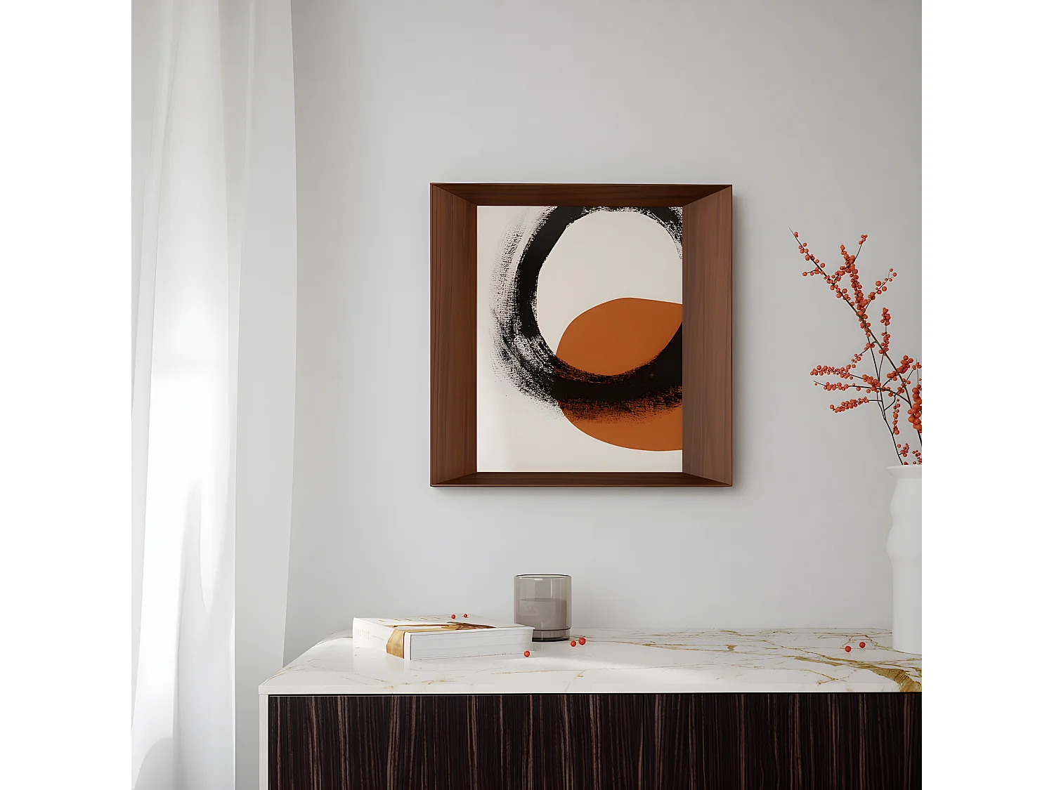 Cadre photo Lookout XL Marron  Umbra