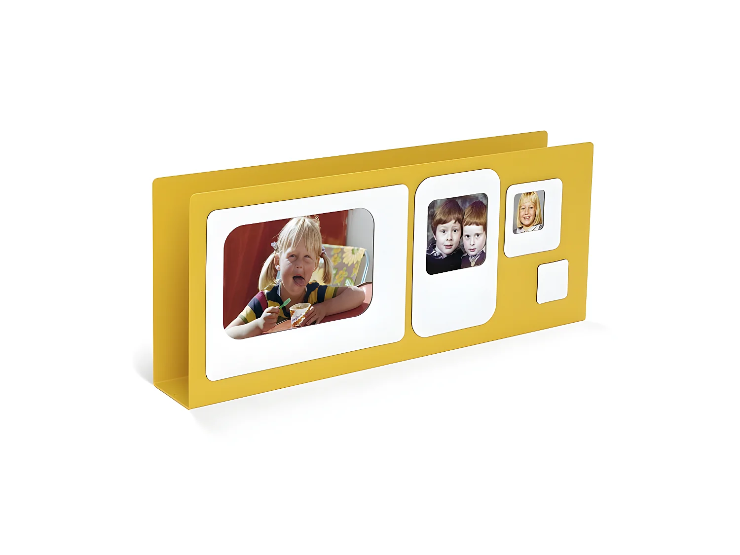 Porte lettres métal Jaune  Presse Citron