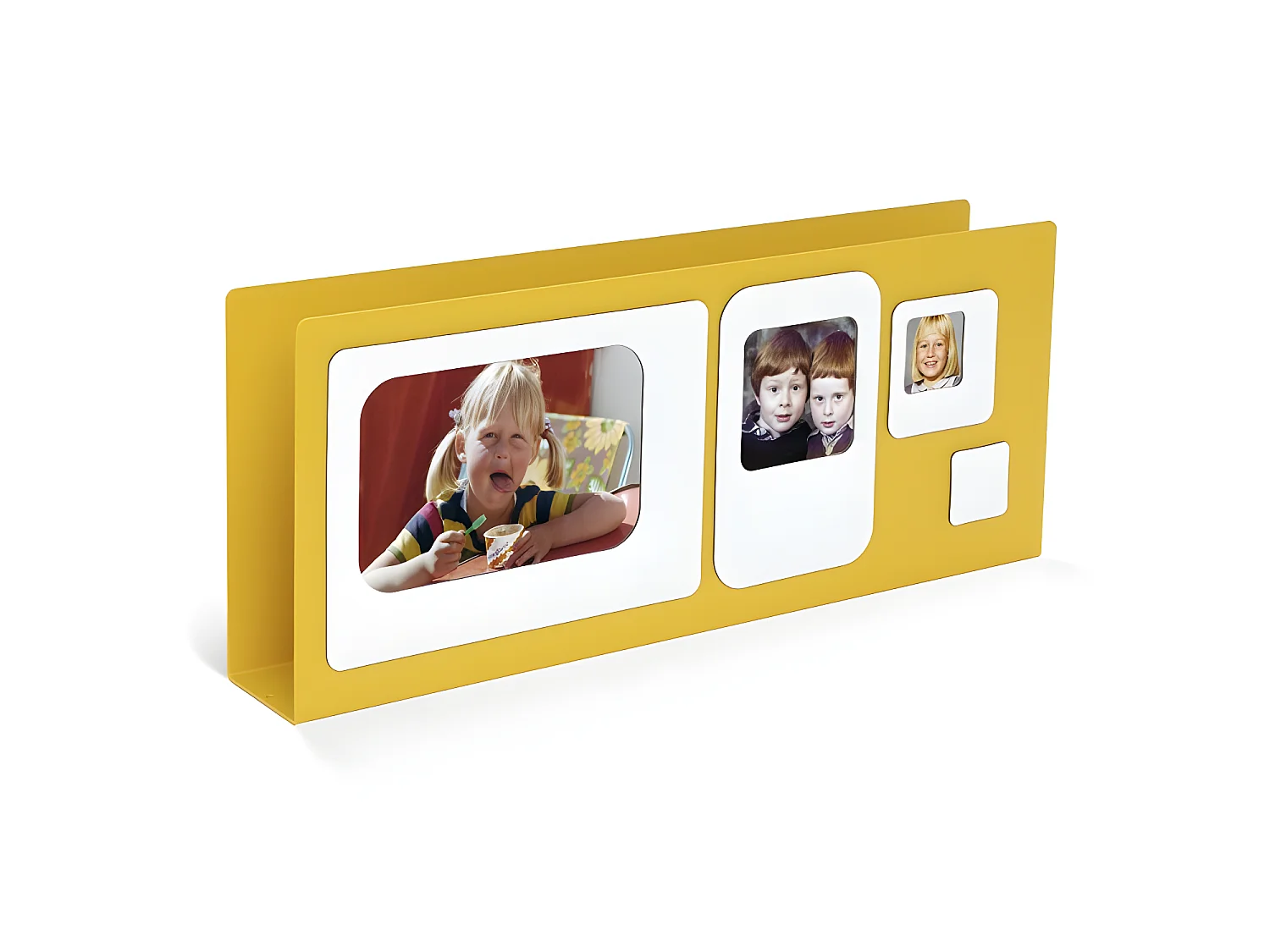 Porte lettres métal Jaune  Presse Citron