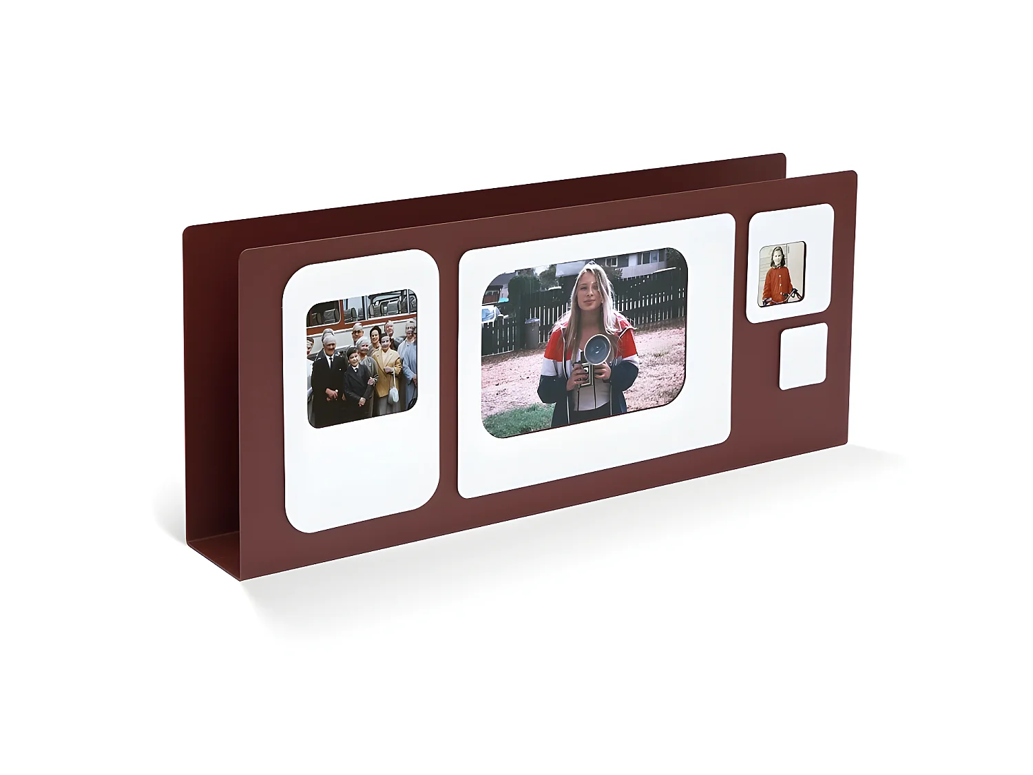 Porte lettres métal Oxyde rouge  Presse Citron