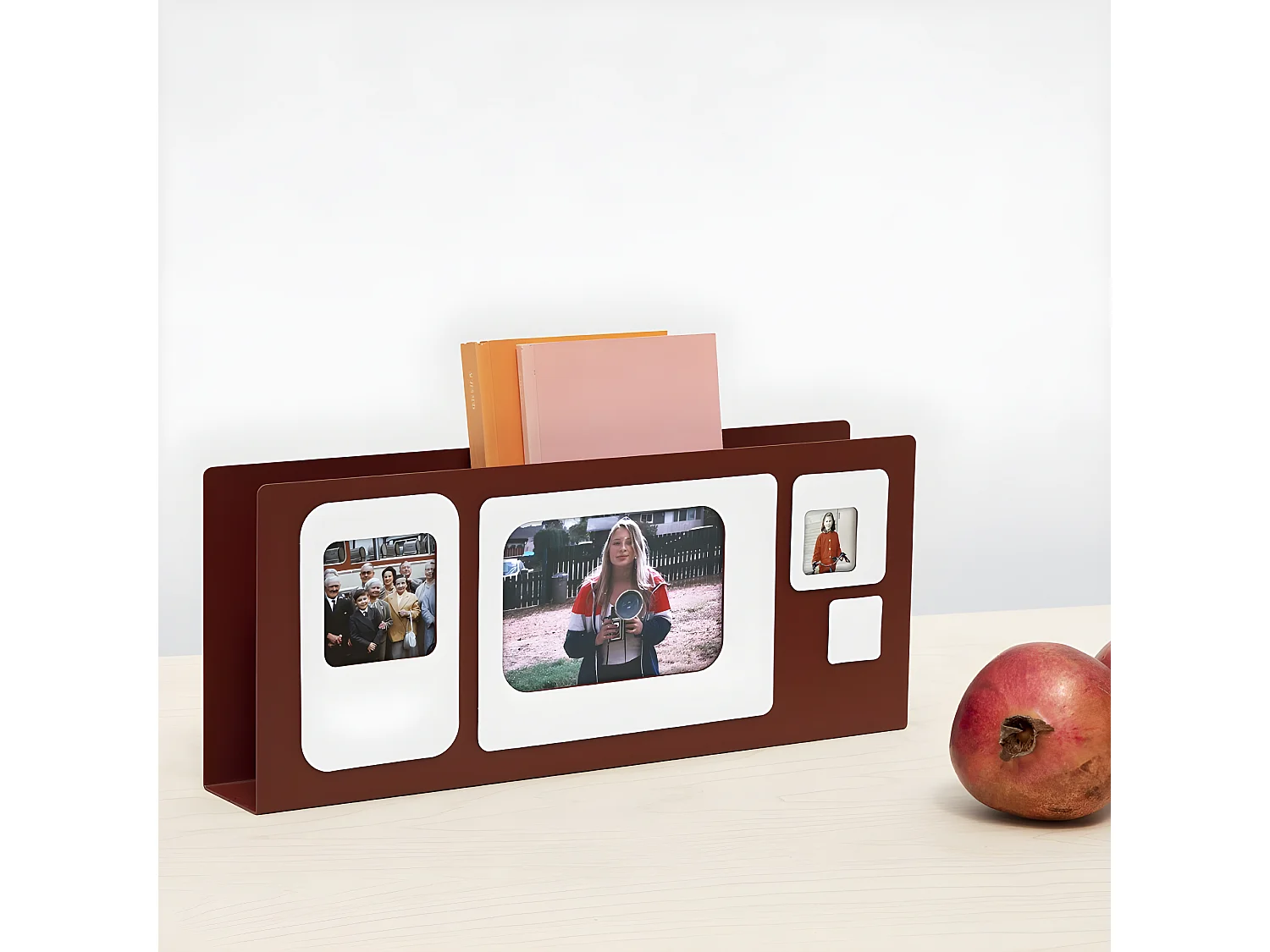 Porte lettres métal Oxyde rouge  Presse Citron