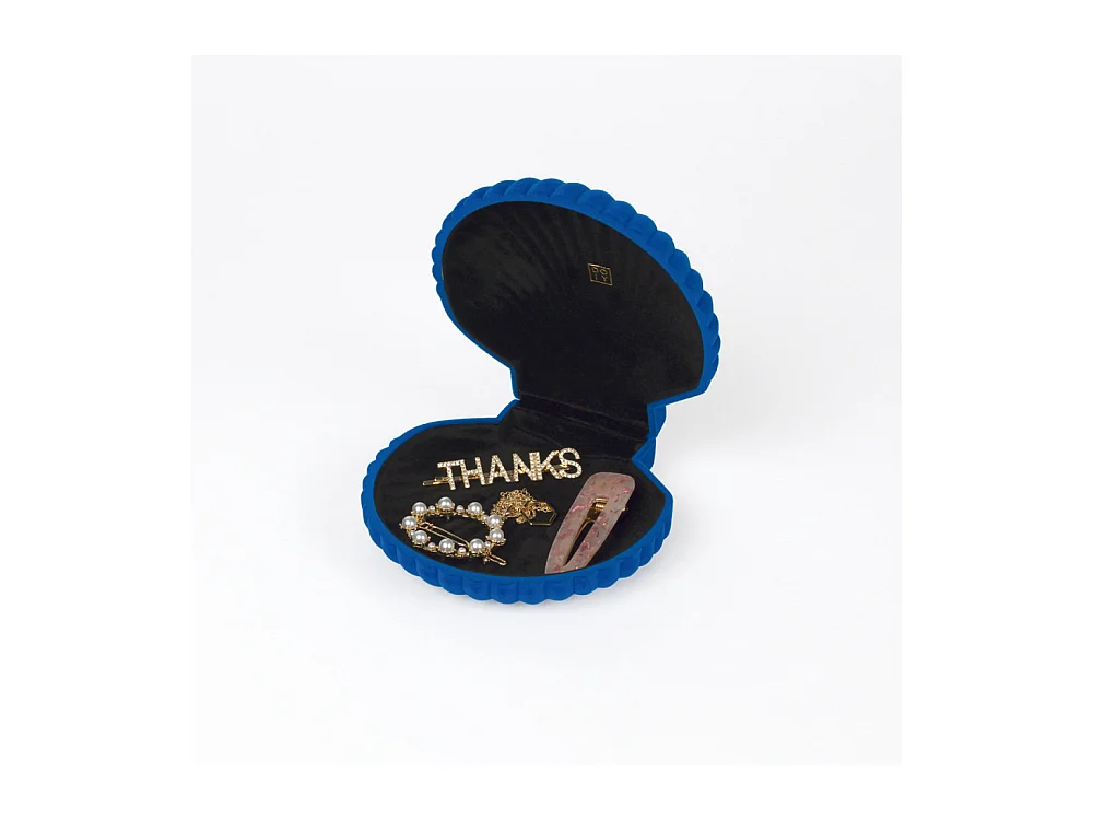 Boite à bijoux Coquillage Bleu  Doiy - Happy Design Gifts