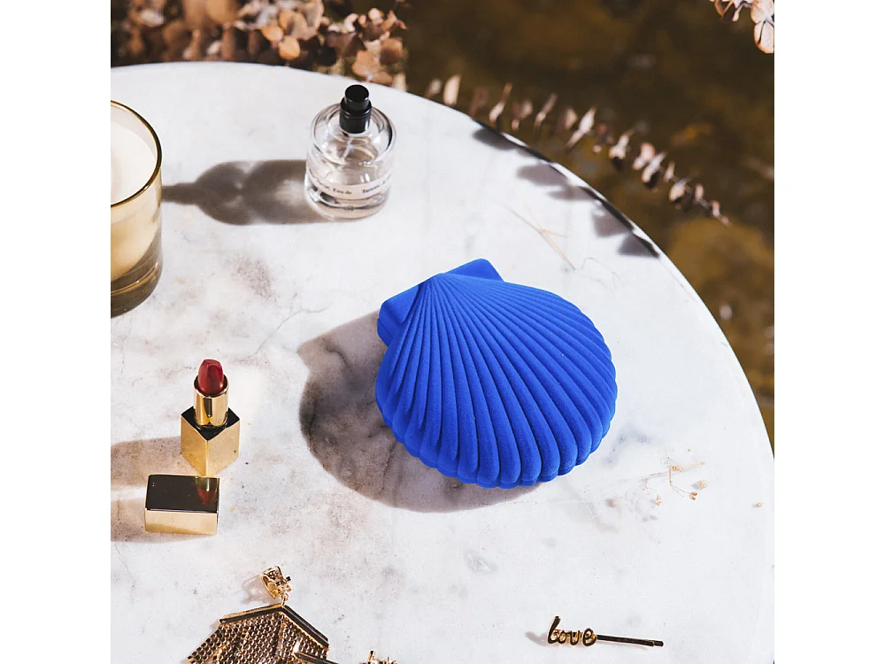 Boite à bijoux Coquillage Bleu  Doiy - Happy Design Gifts