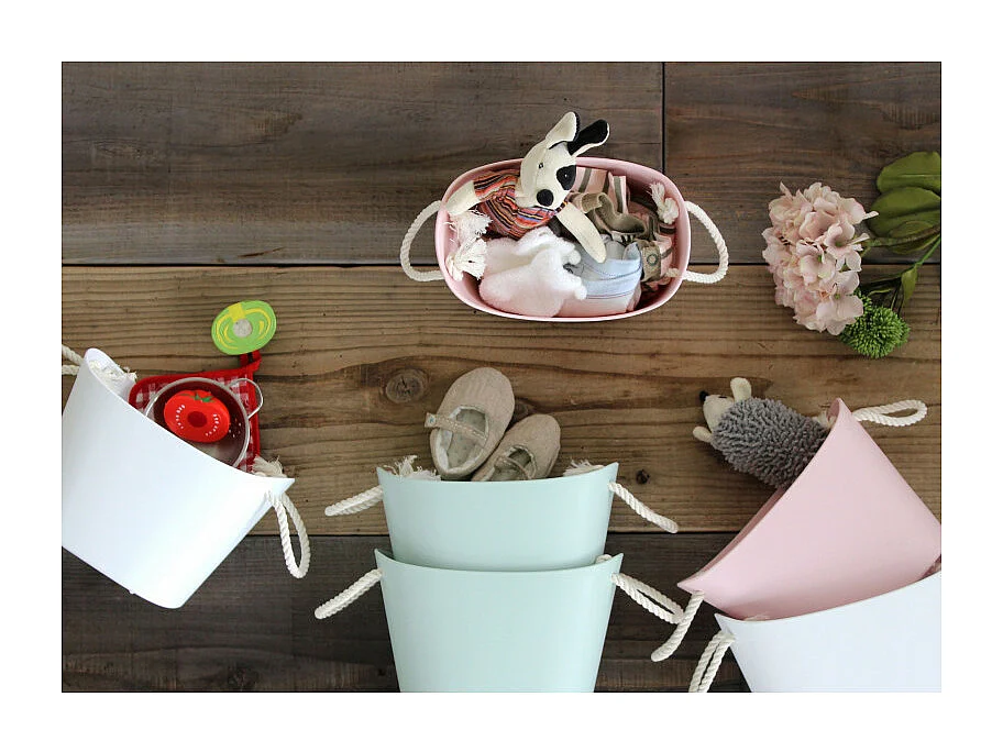 Panier de rangement Balcolore Mini Gris  Hachiman