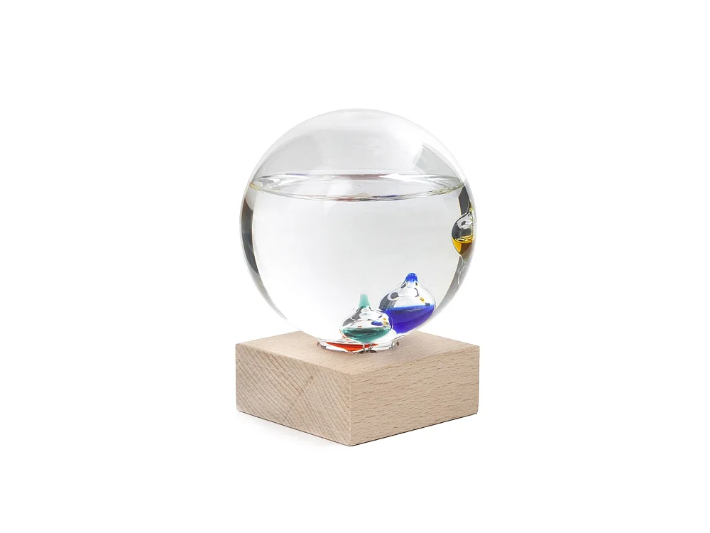 Thermomètre de Galilée Transparent  Kikkerland