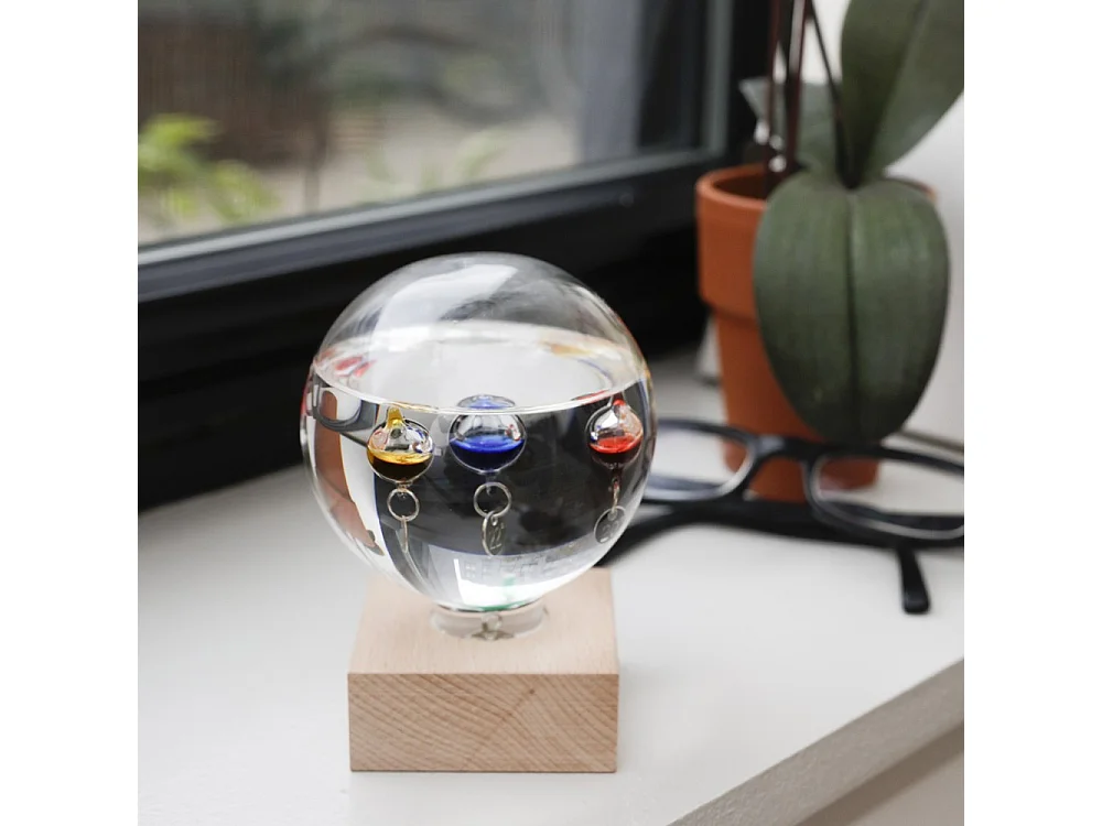 Thermomètre de Galilée Transparent  Kikkerland