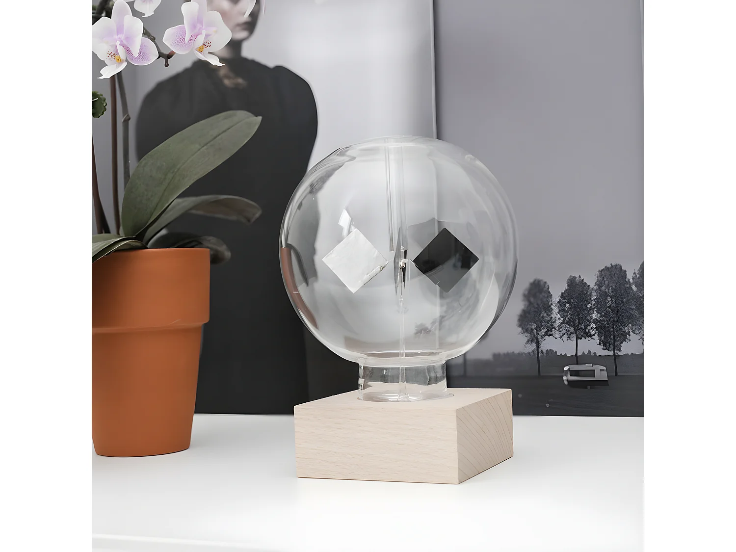 Radiomètre solaire Transparent  Kikkerland