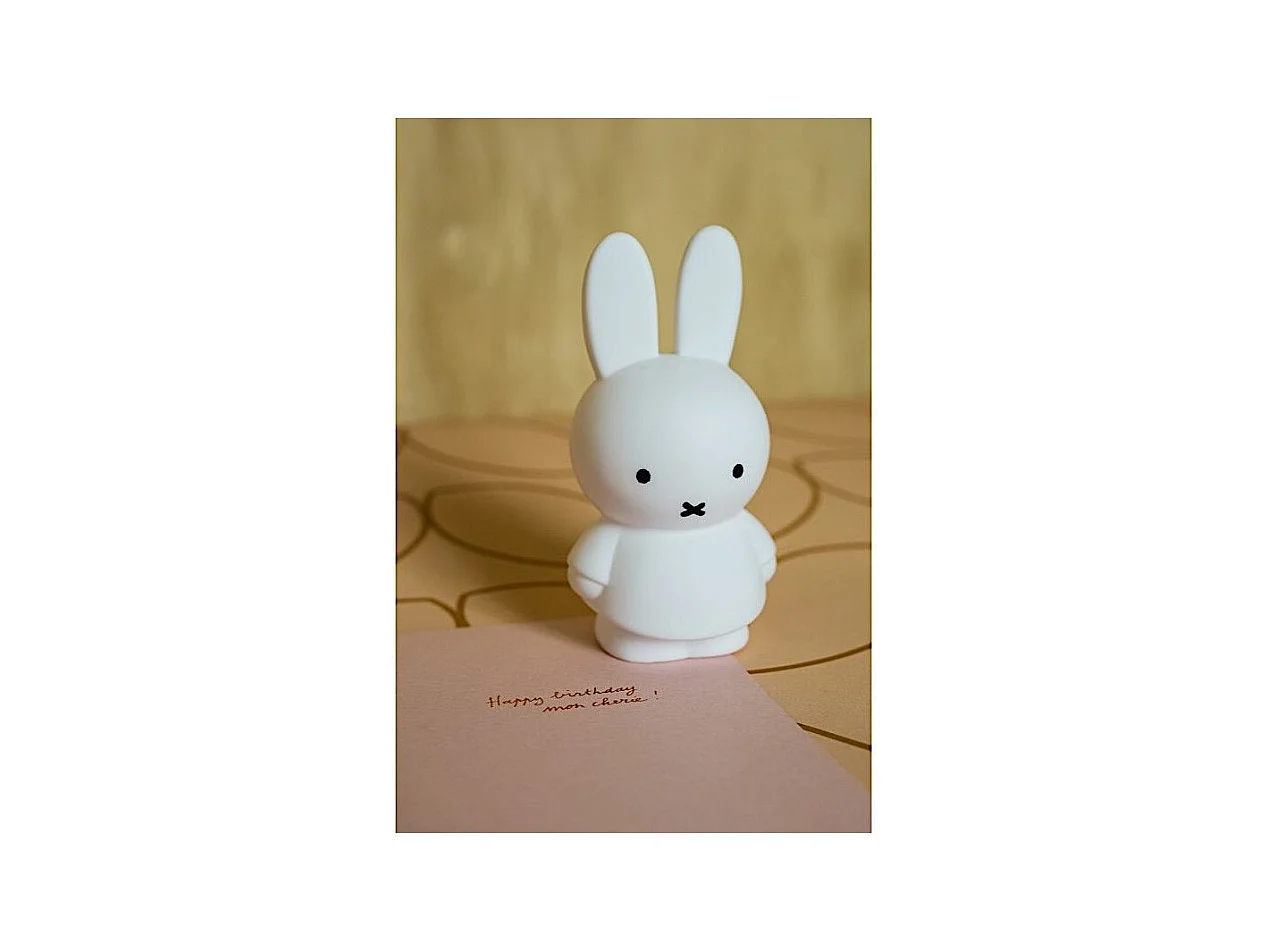 Salvadanaio miffy in pvc bianco