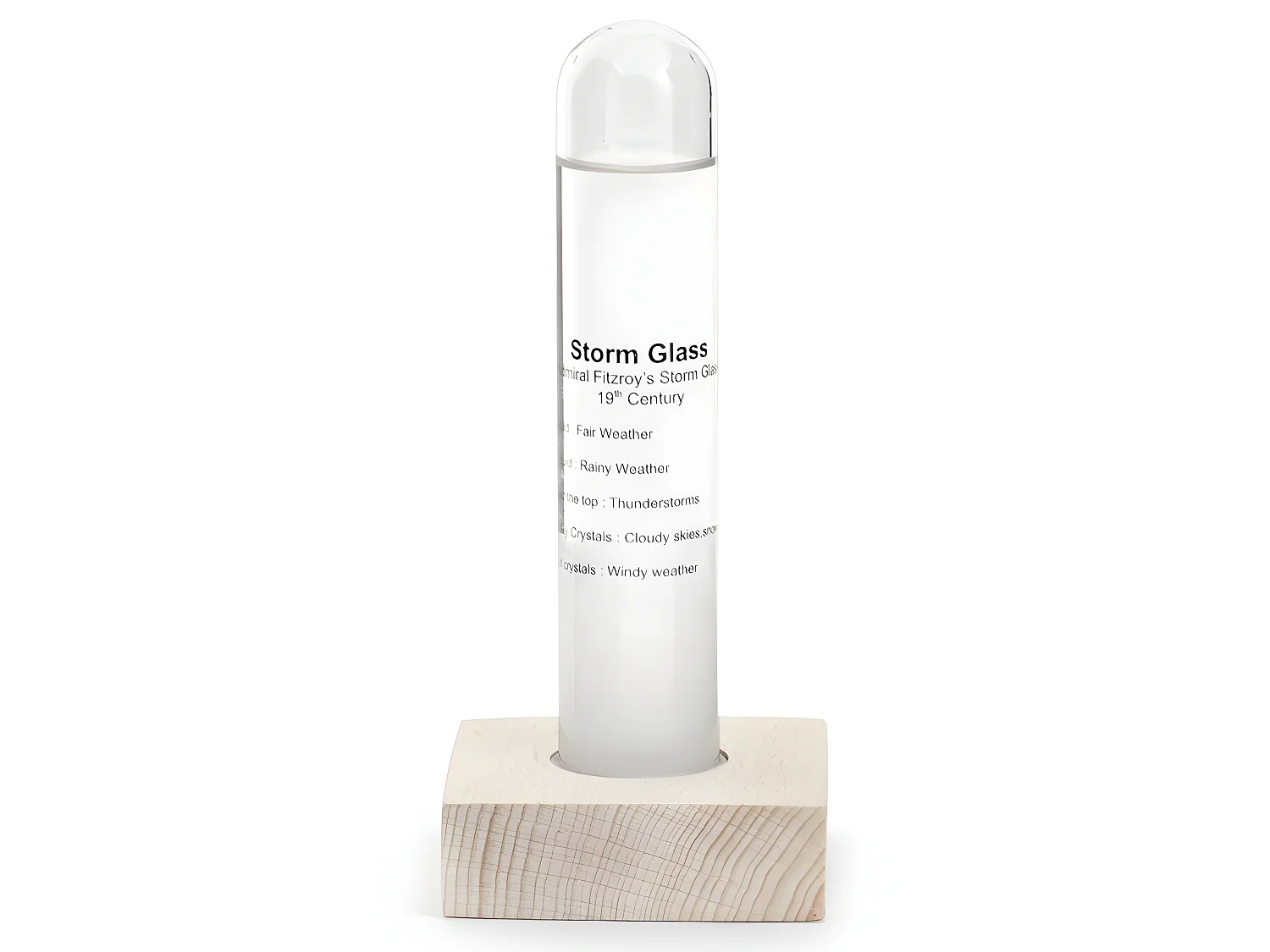 Baromètre tempête Transparent  Kikkerland