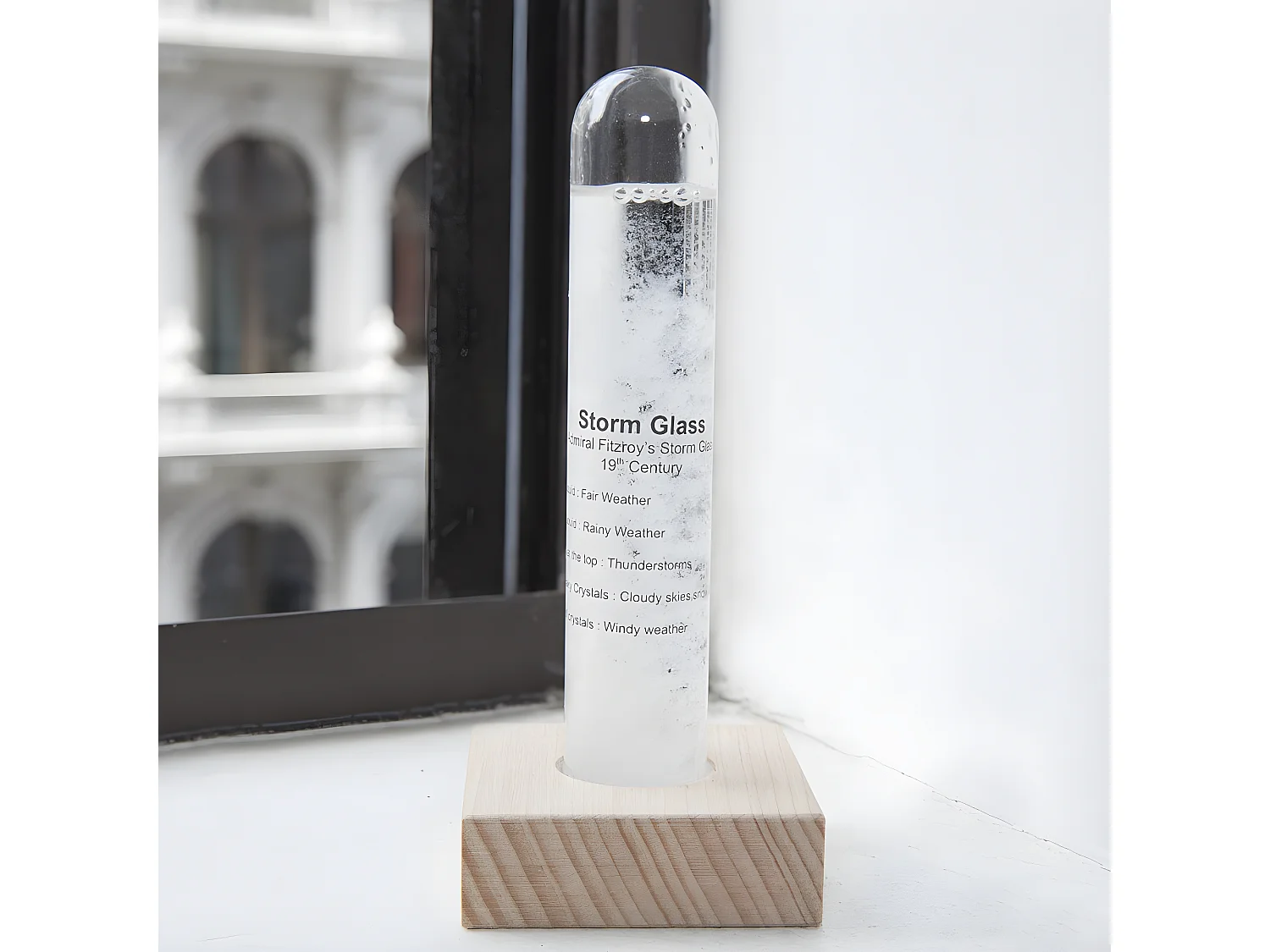 Baromètre tempête Transparent  Kikkerland