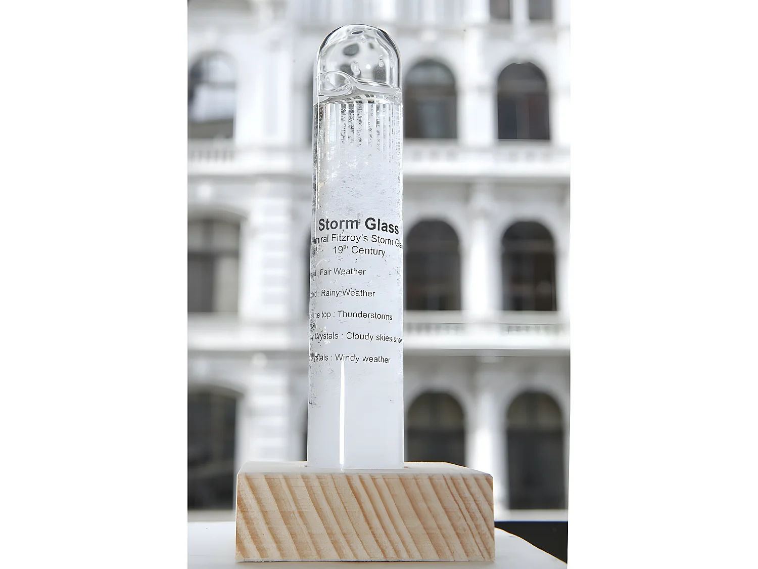 Baromètre tempête Transparent  Kikkerland