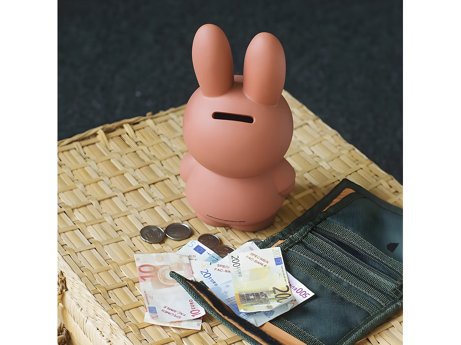 Tirelire Miffy uni Terracotta  Atelier Pierre