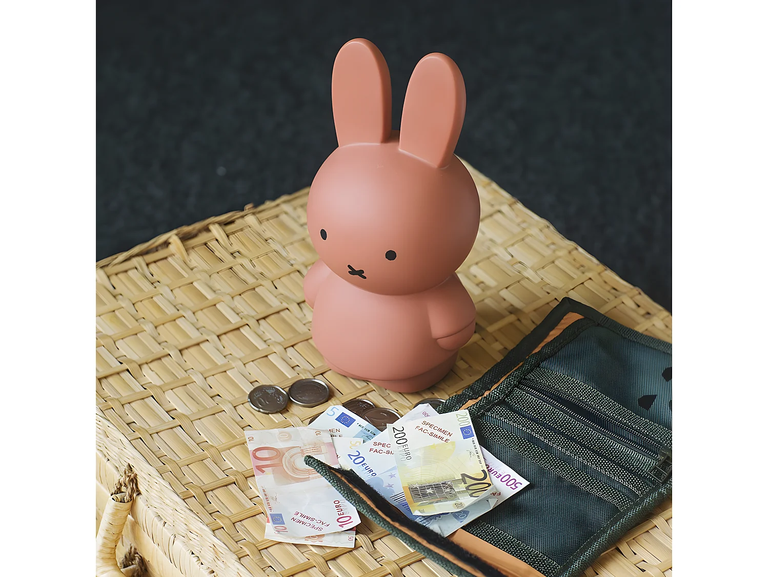 Tirelire Miffy uni Terracotta  Atelier Pierre