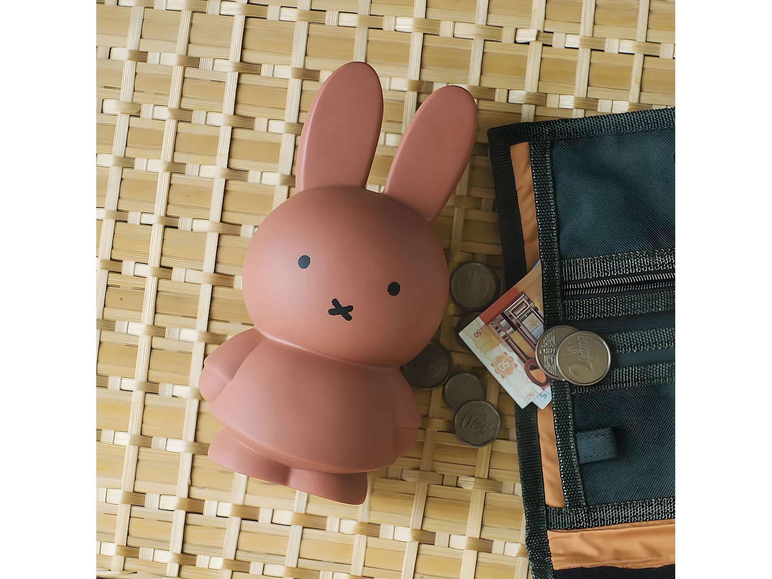 Tirelire Miffy uni Terracotta  Atelier Pierre