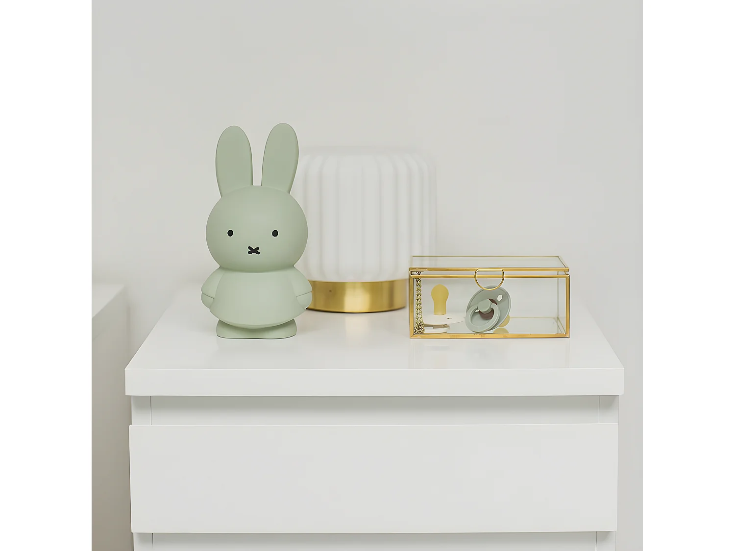 Tirelire Miffy uni Vert  Atelier Pierre