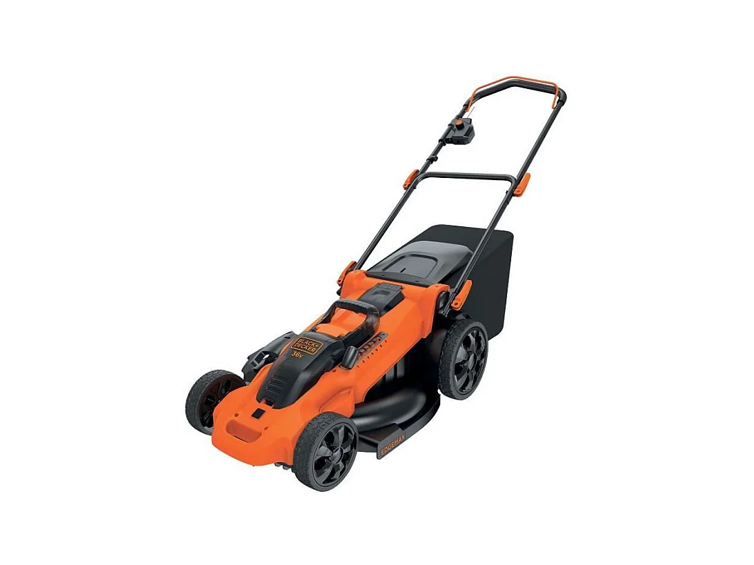 Tondeuse a Gazon Electrique Sans Fil 36V CLMA4820L2-QW - BLACK+DECKER - 7 Hauteurs Réglables - Fonction Mulching