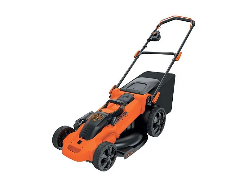 Tondeuse a Gazon Electrique Sans Fil 36V CLMA4820L2-QW - BLACK+DECKER - 7 Hauteurs Réglables - Fonction Mulching