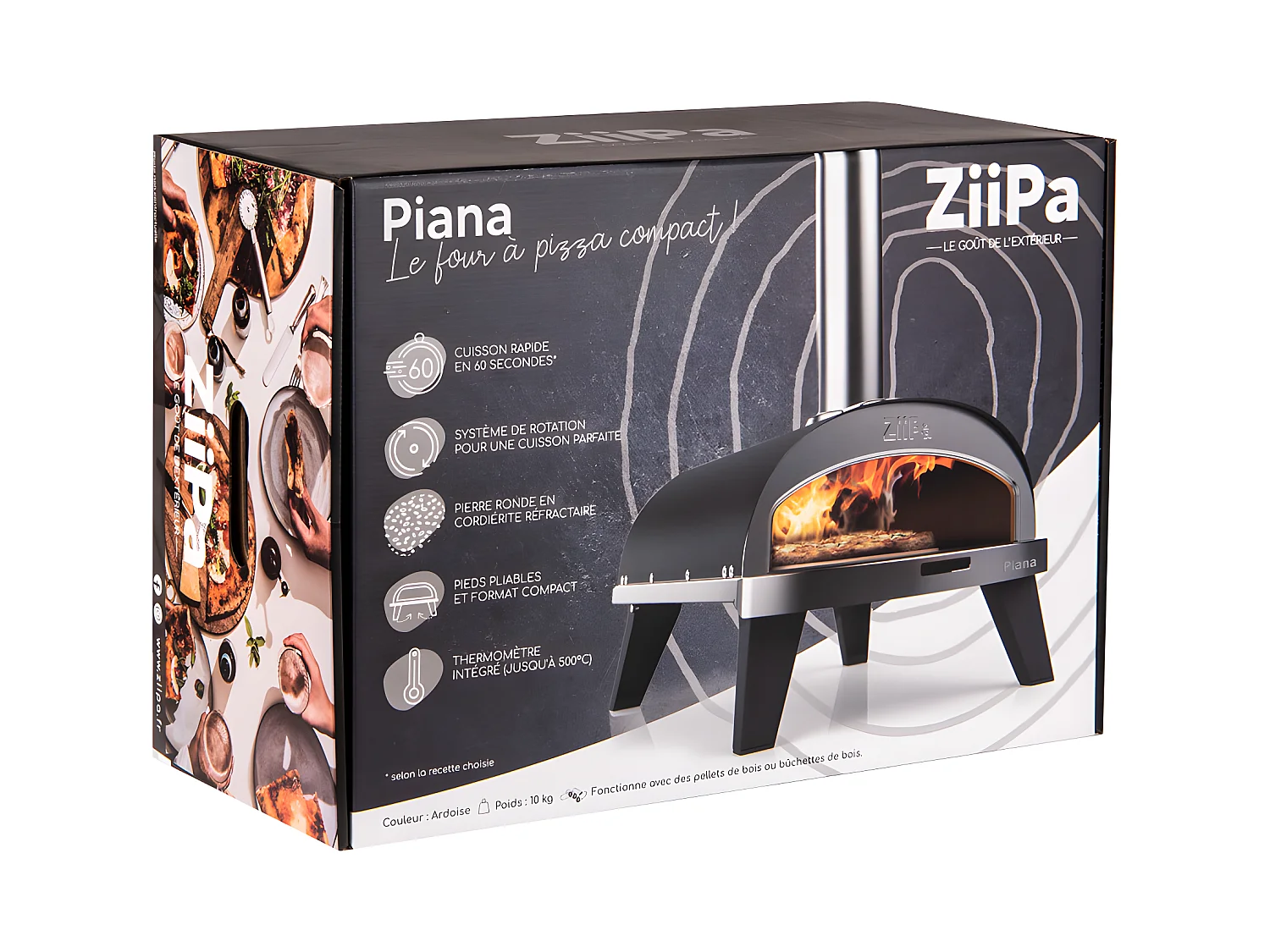 Four à pizza à pellets charbon