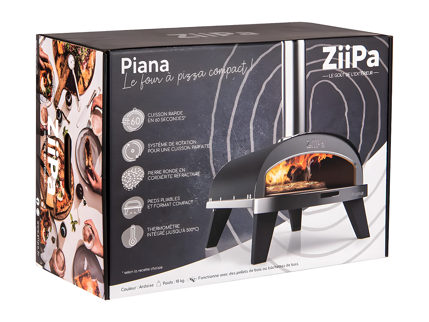 Four à pizza à pellets charbon