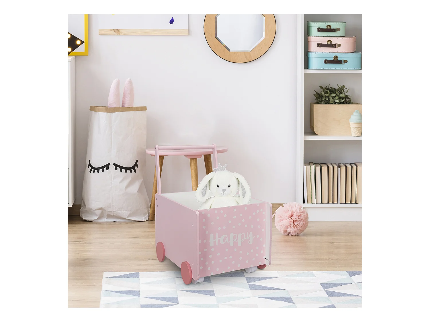 Chariot De Rangement Enfant Fille