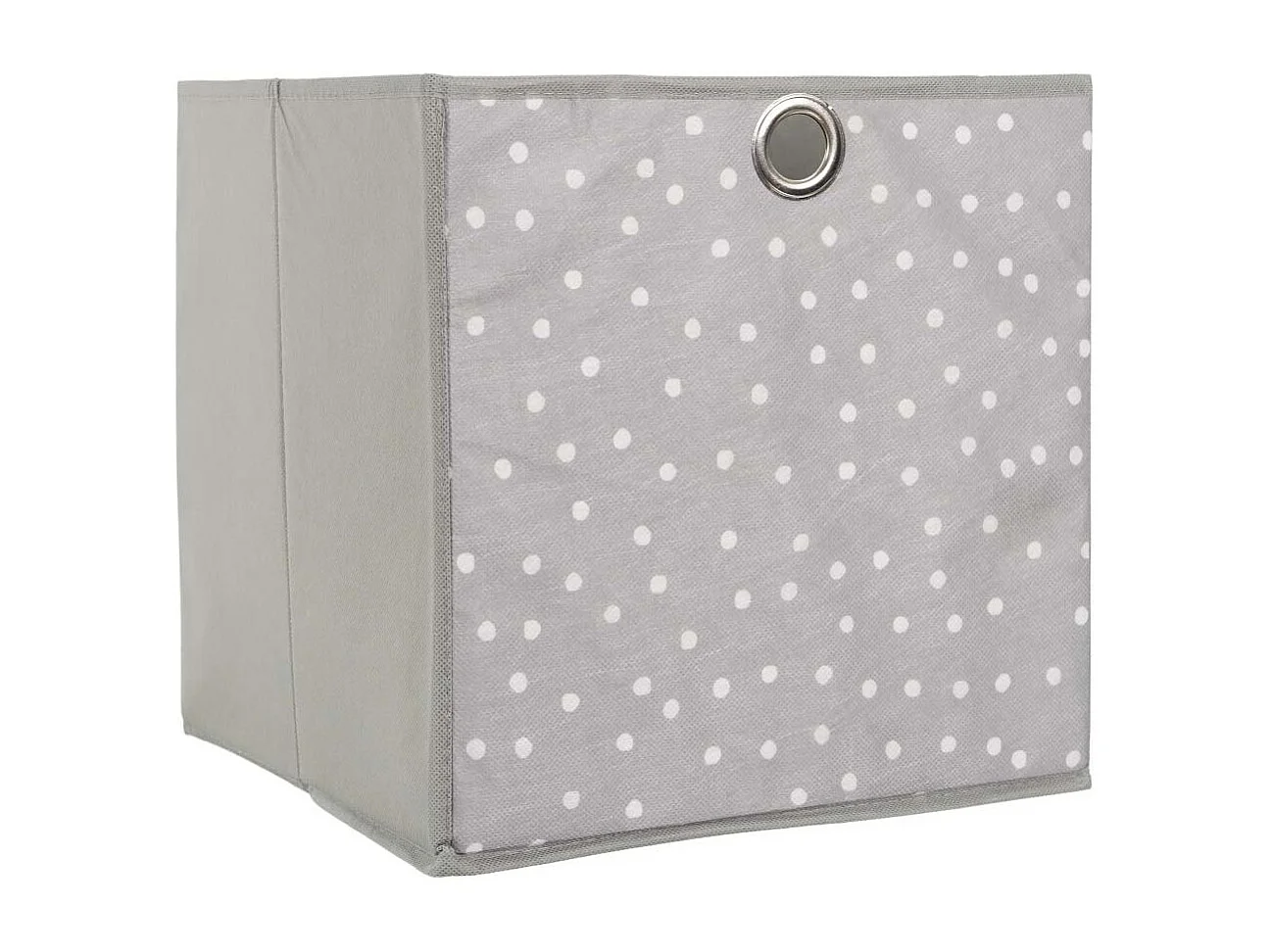 Cubes de rangement 30x30 cm (Lot de 2) Etoiles - Noir et gris