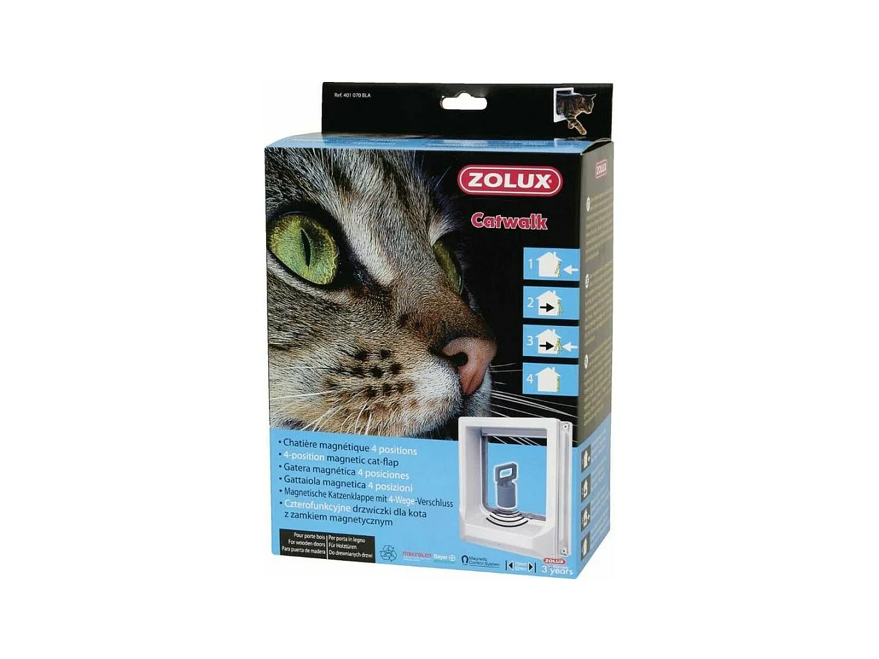 Magnetische 4-Wege-Katzenklappe Catwalk