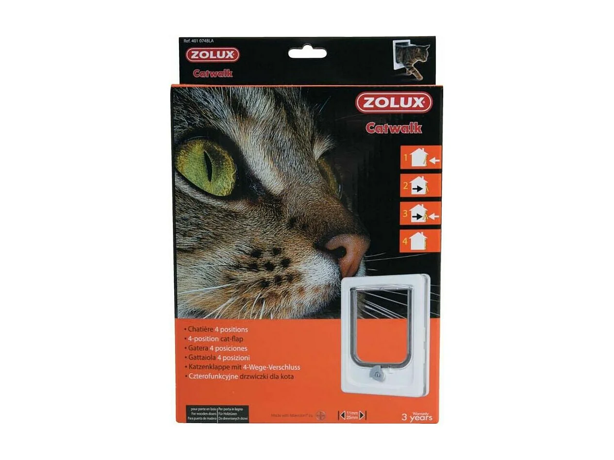 Passerella per gatti a 4 posizioni