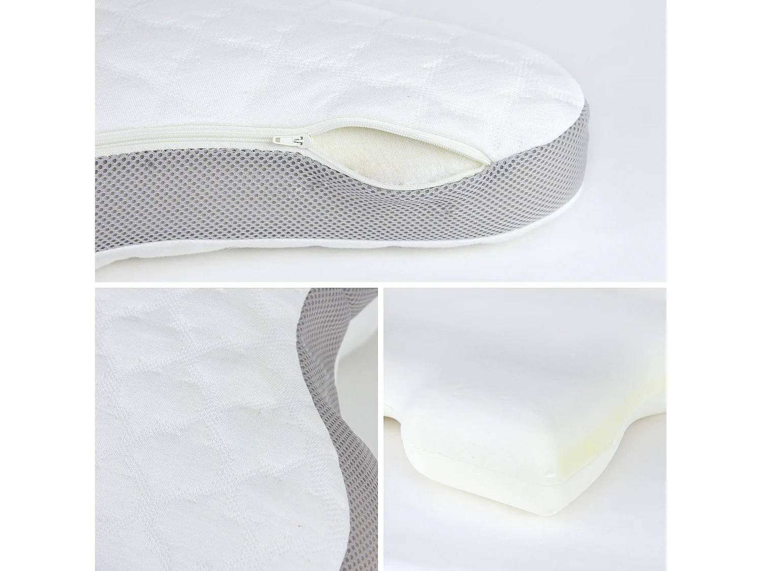 Oreiller ergonomique 55x42 cm VALLORIA mousse à mémoire de forme