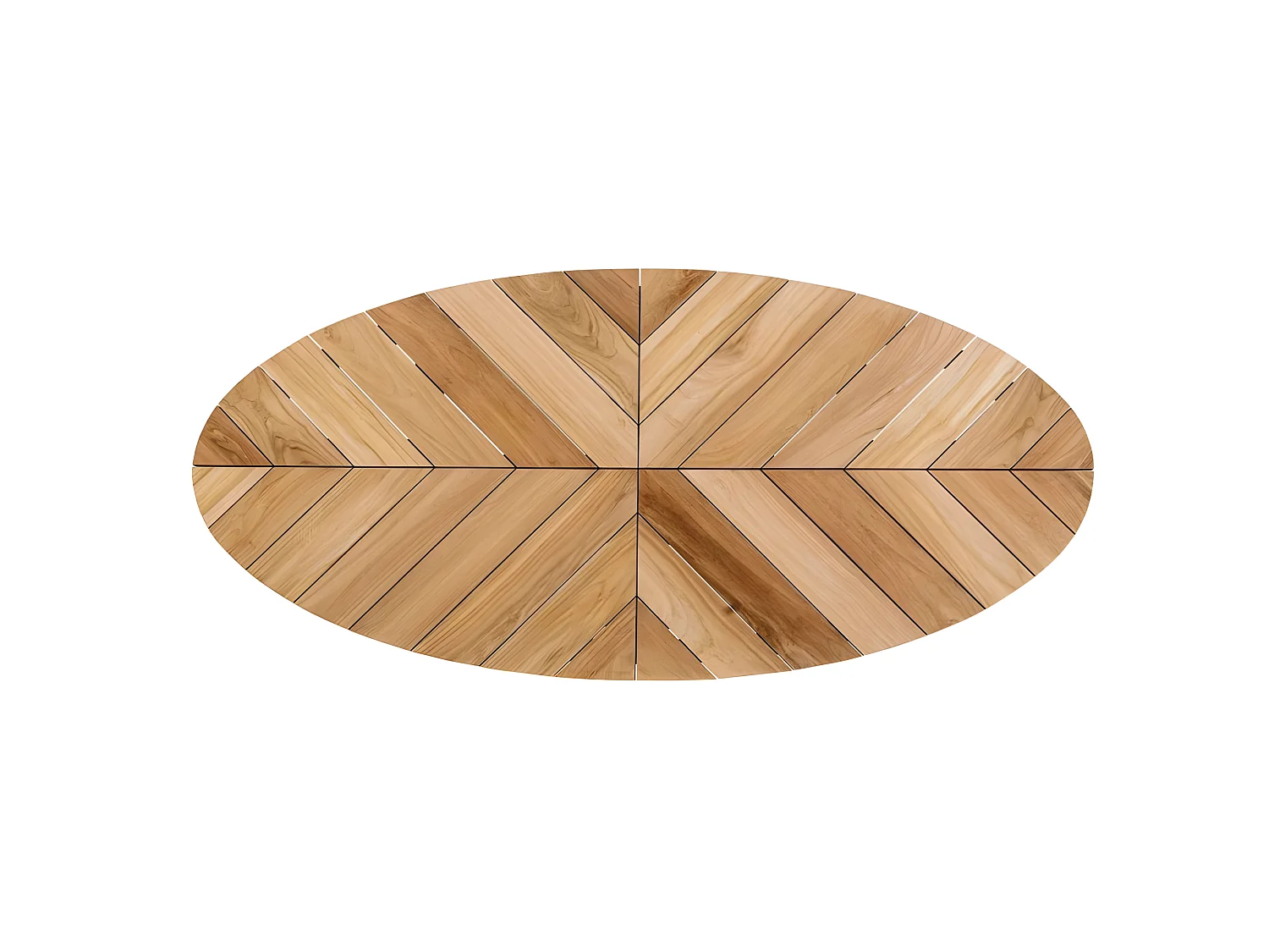 Table de jardin 10 places PALMDALE carbone