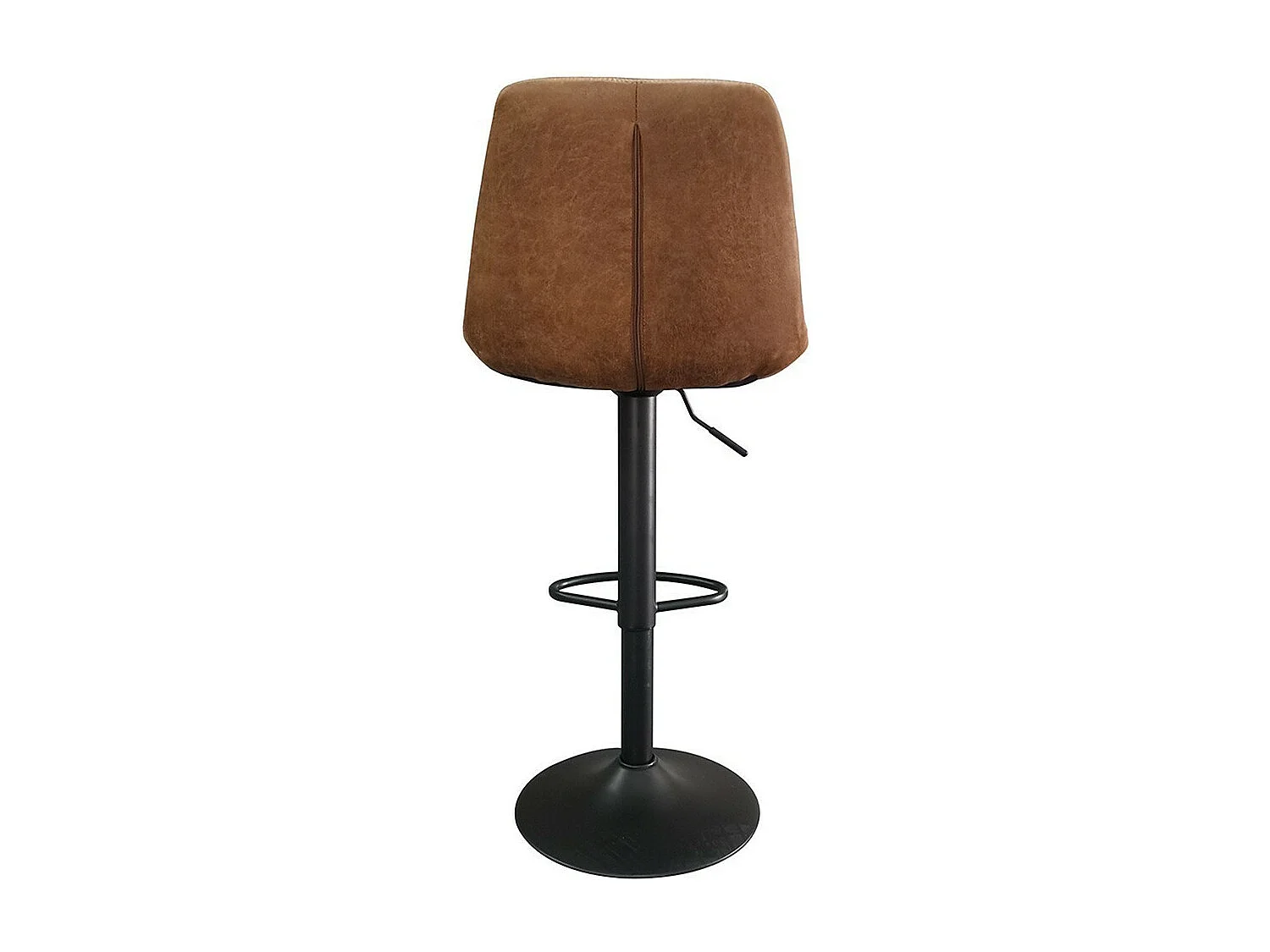 Vintage stijl barkruk in cognackleur. Collectie HOLLA.