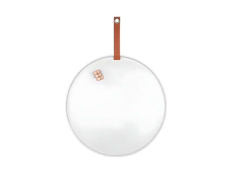 Runder Memohalter aus Eisen "Perky"