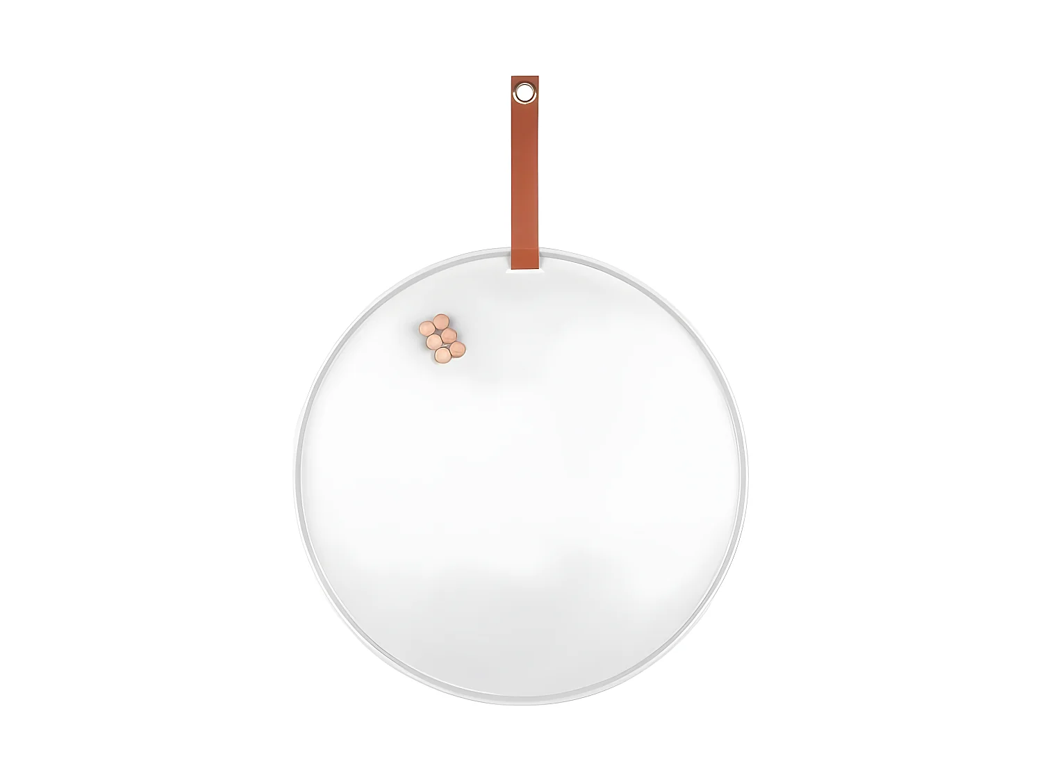 Tabla de notas de hierro redonda Perky