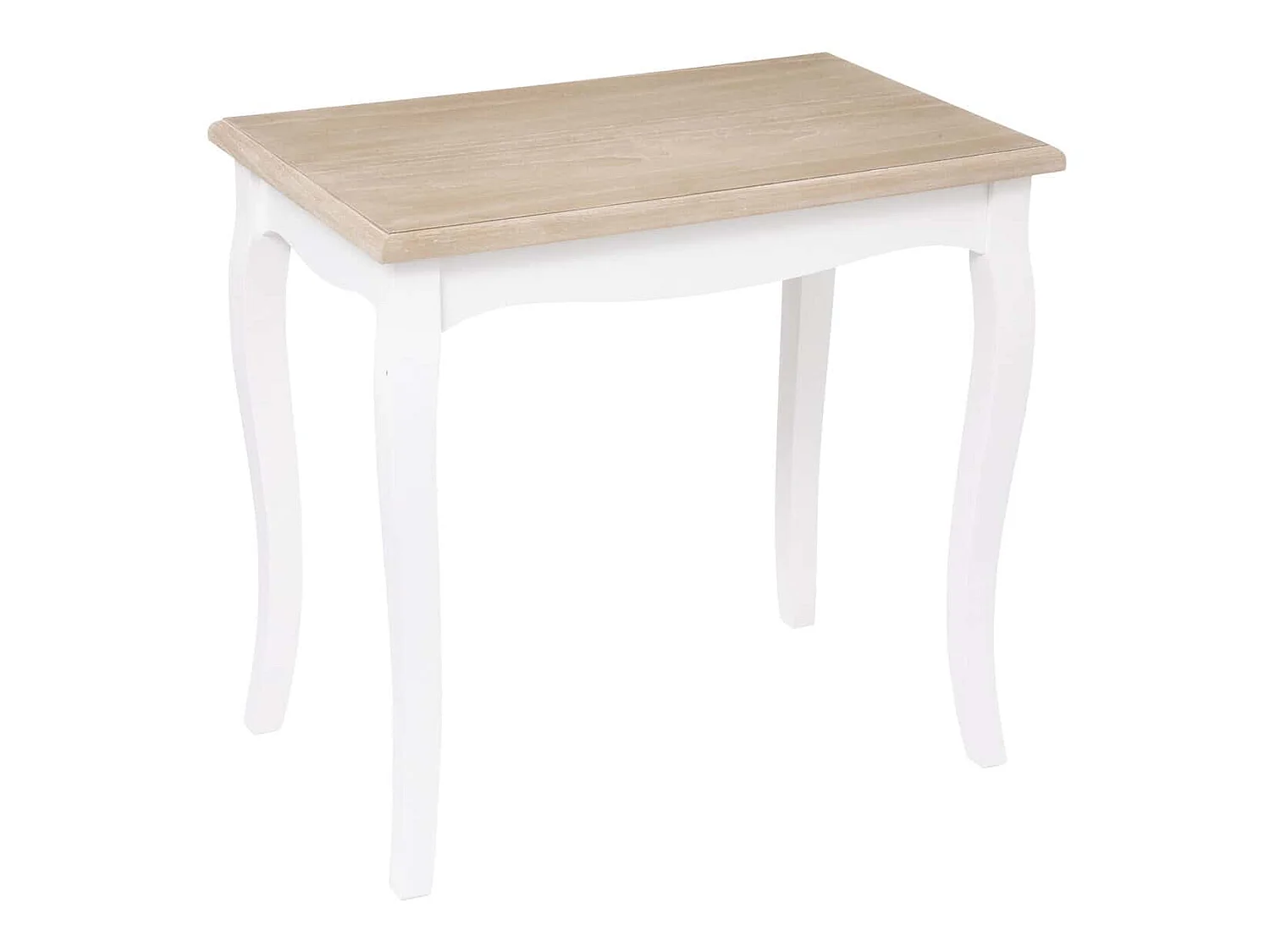 Set De 2 Tables D'appoint Coloris Blanc Dimensions L. 60 X P. 38 X H. 22,5"