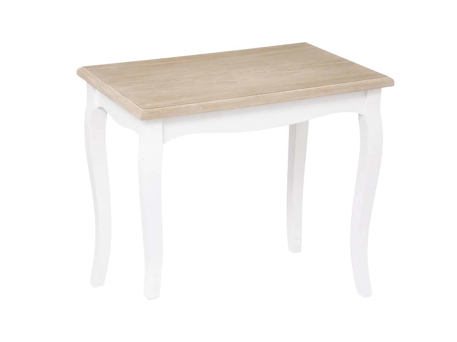 Set De 2 Tables D'appoint Coloris Blanc Dimensions L. 60 X P. 38 X H. 22,5"