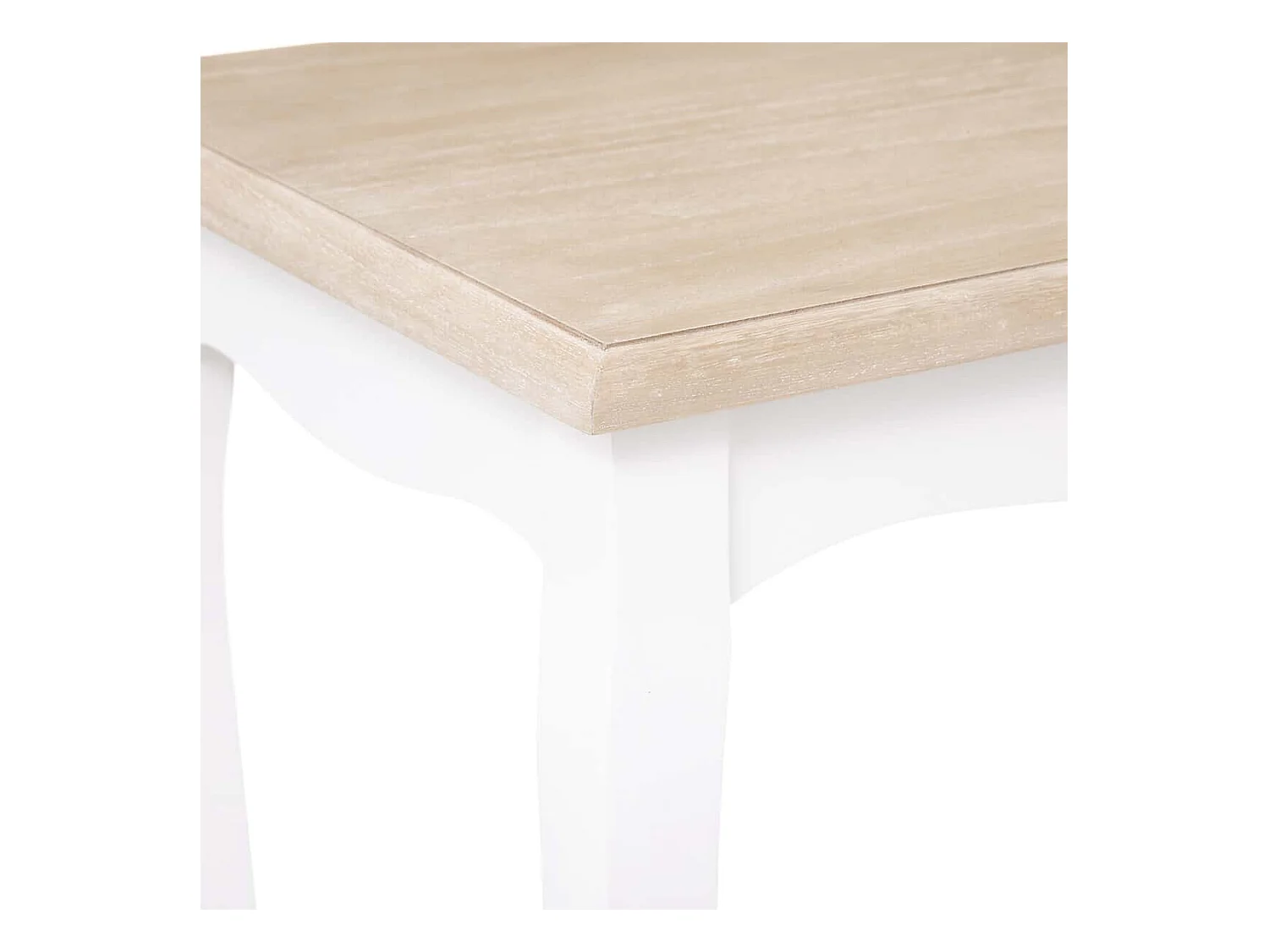 Set De 2 Tables D'appoint Coloris Blanc Dimensions L. 60 X P. 38 X H. 22,5"
