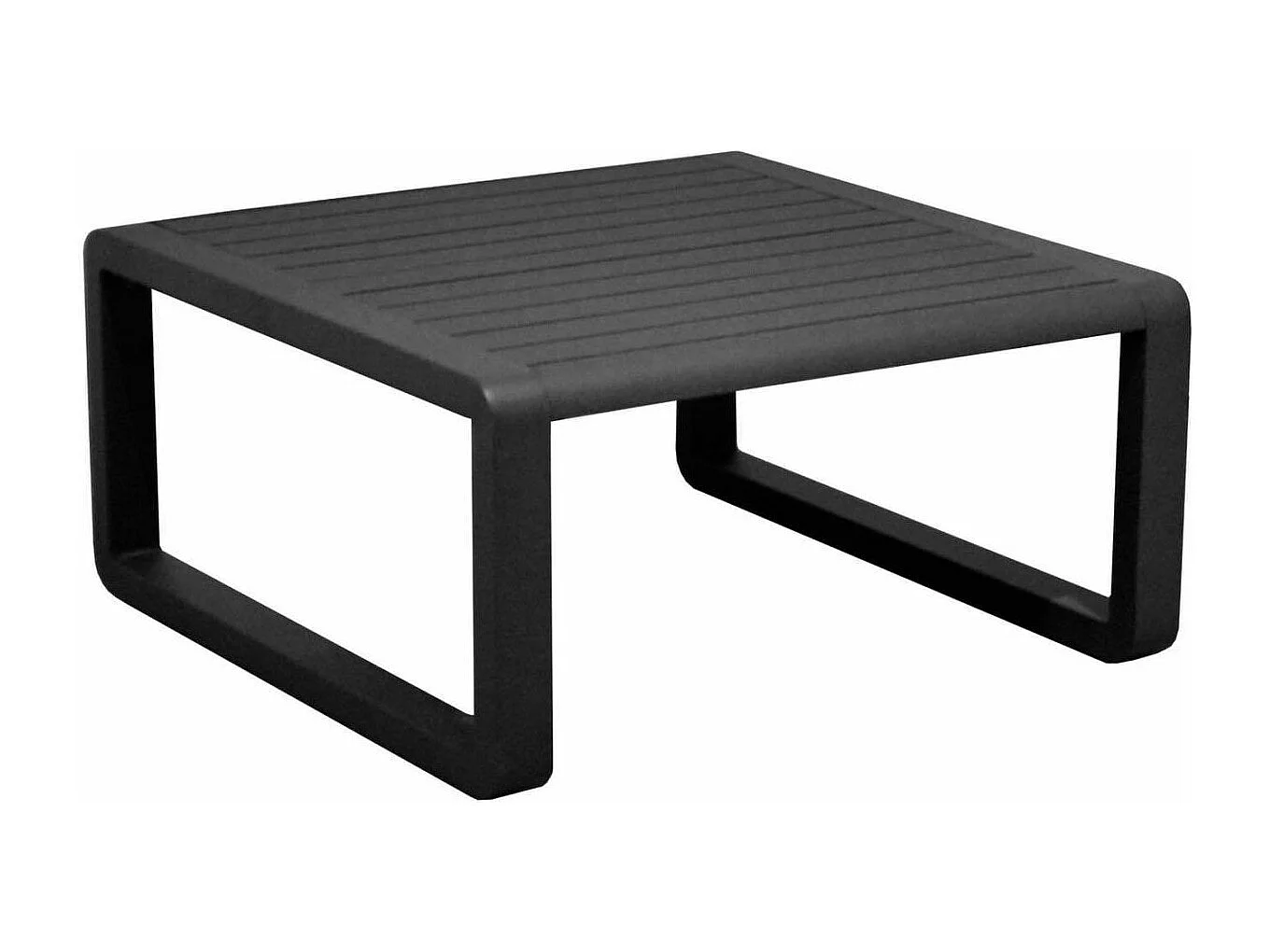 Table basse de jardin en aluminium 80x80 cm Tonio