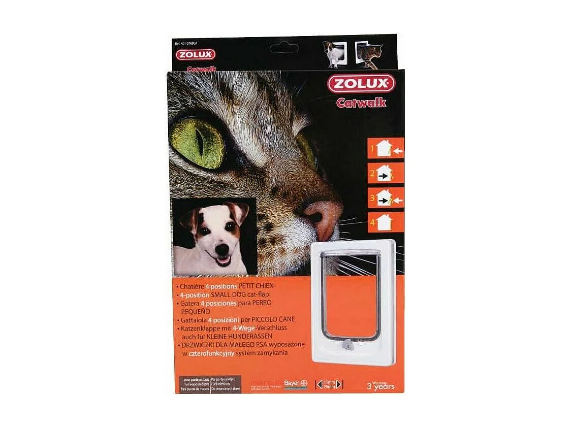 Chatière 4 positions spéciale petits chiens