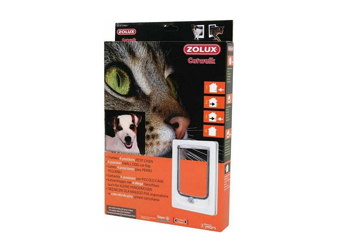 Chatière 4 positions spéciale petits chiens